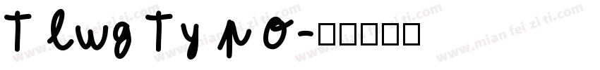 Tlwg Typo字体转换